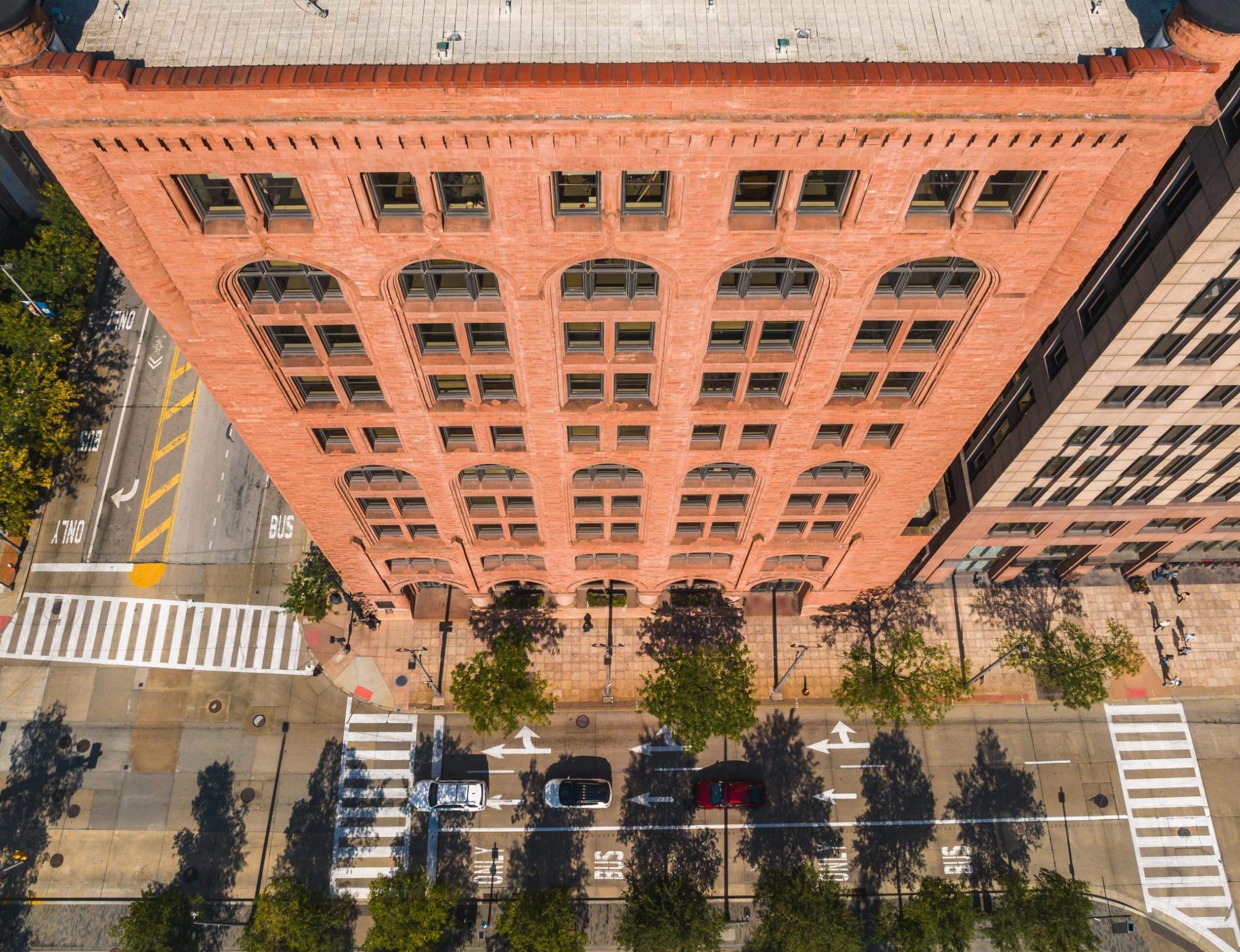 Cleveland Thermal birdseye view of building